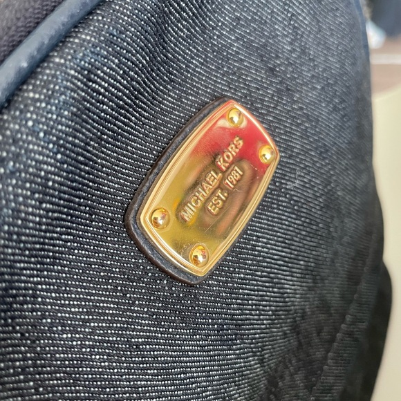 Michale Kors Denim Backpack - Picture 2 of 12